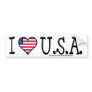I HEART U.S.A. BUMPER STICKER