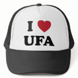 I Heart Ufa Russia Mesh Hats