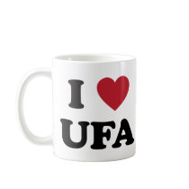 I Heart Ufa Russia Mug