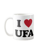 I Heart Ufa Russia Mug