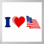 I Heart USA Poster