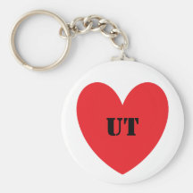 I Heart Utah Keychain