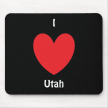 I Heart Utah Mousepad