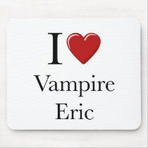 I heart Vampire Eric mousepads
