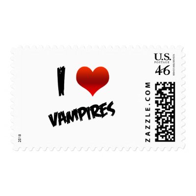 I Heart Vampire Stamp