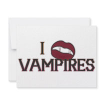 I Heart Vampires invitations by captainjoekickass I Heart Vampires invitations