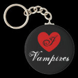 I heart Vampires Keychain