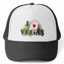 I Heart Vegas Trucker Hat