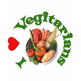 I Heart Vegetarians shirt