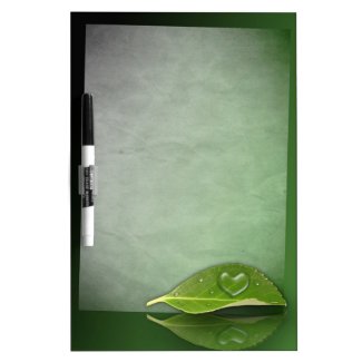 I heart Water Drops - Dry Erase Board