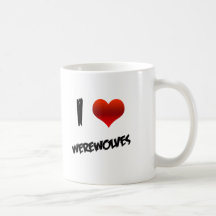 I Heart Werewolves Coffee Mug