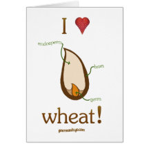 I Heart Wheat! Greeting Cards