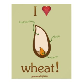 I Heart Wheat! print