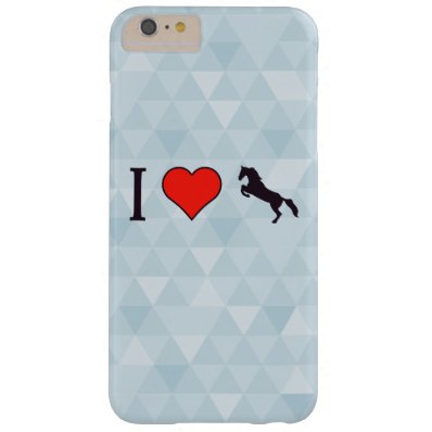 I Heart When Horse Is Standing On Back Paws Barely There iPhone 6 Plus Case