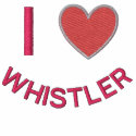 I HEART WHISTLER BC embroidered shirts