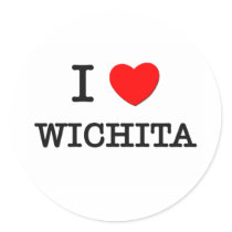 I Heart WICHITA stickers by ilovemyshirt I Heart WICHITA stickers
