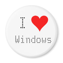 I heart Windows magnets by chris_moi I heart Windows magnets