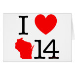 I Heart Wisconsin 14 cards