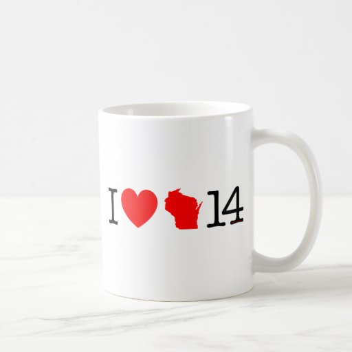 I Heart Wisconsin 14 Mugs