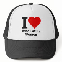 I (heart) Wise Latina Women hats