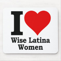 I (heart) Wise Latina Women mousepads by Liberally_Speaking I (heart) Wise Latina Women mousepads
