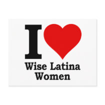 I (heart) Wise Latina Women postcards