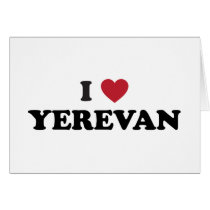 I Heart Yerevan Armenia Cards