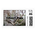 I Heart Yoga postage