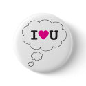 i heart you buttons