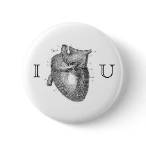 I Heart You Button