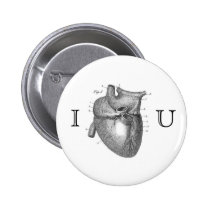 I Heart You Button buttons