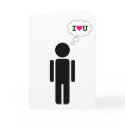 i heart you : love stick cards