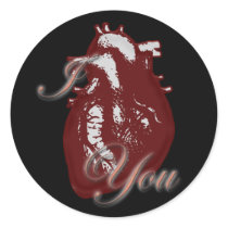 i heart you sticker