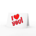 I Heart You Valentine Gifts card