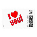 I Heart You Valentine Gifts stamp