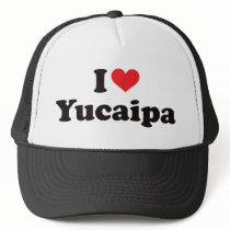 I Heart Yucaipa hats