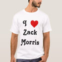 I Heart Zack Morris t-shirts