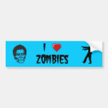 I Heart Zombies Bumper Sticker