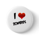 I Heart Zombies buttons by horrormovie I Heart Zombies buttons