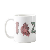 I Heart Zombies by Mudge Studios Mug