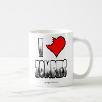I Heart Zombies Coffee Mug