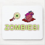 (I) (HEART) ZOMBIES! mousepads