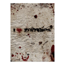 I Heart Zombies posters