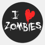 I Heart Zombies - Sticker