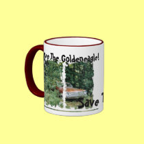 I Helped Save The Goldeneagle of Old Orchard Beach mugs