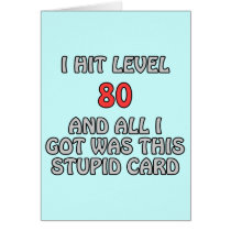 I Hit Level 80 and All I Got Was This ... cards by thefrozenduck I Hit Level 80 and All I Got Was This ... cards