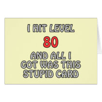 I Hit Level 80 and All I Got Was This ... cards by thefrozenduck I Hit Level 80 and All I Got Was This ... cards