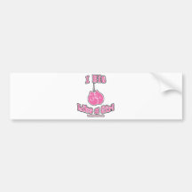 I hit like girl bumper sticker
