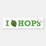 I [hop] Hops Bumper Sticker