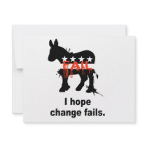 I hope change fails invitations by obamanation I hope change fails invitations